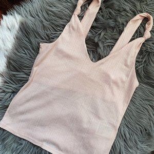 H&M | Light Pink Knotted Top